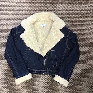 Pacsun Sherpa denim jacket